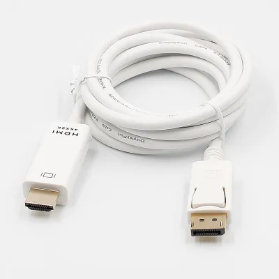 DP конвертер кабель папа 1080P Displayport к HDMI 1 8 м аудио видео адаптер для HDTV проектора