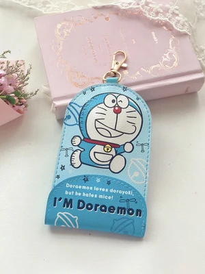 see chart IVYYE 1 шт. белая собака Doraemon аниме плюшевый держатель для карт PU мультфильм Кредитные ID сумки на молнии монета автобус карта Ключ Дети Девочки Подарки Новинка - Цвет: see chart