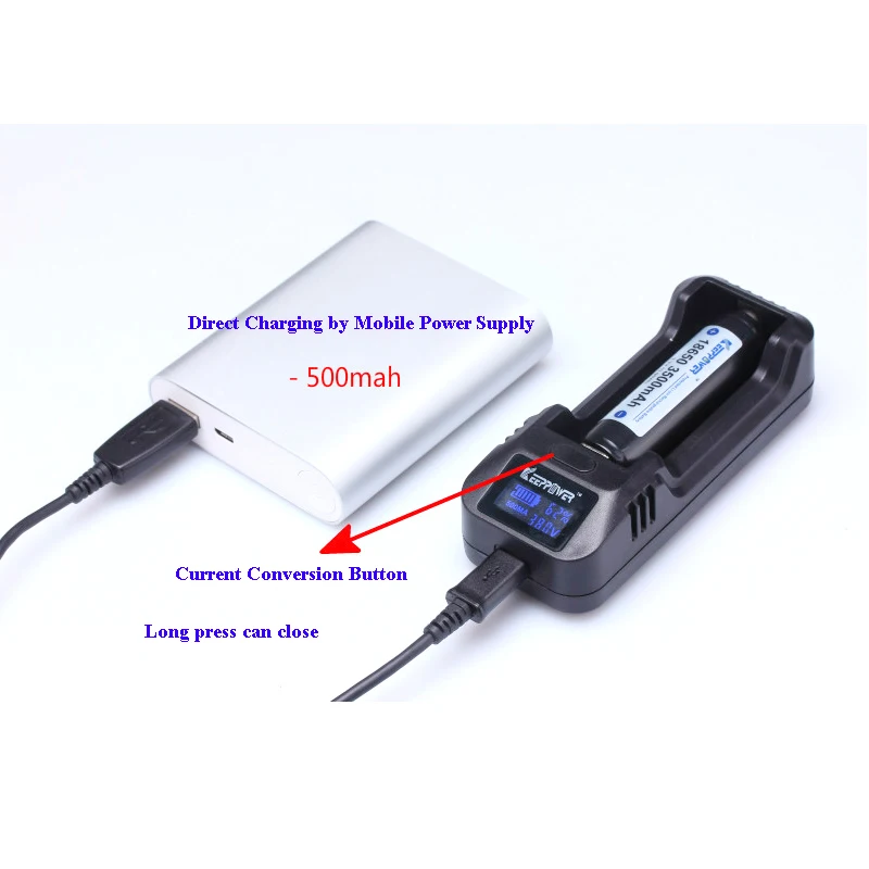 KeepPower L1 3.7V 26650/18650/18500 Intelligence Li-ion Battery USB Charger | Лампы и освещение