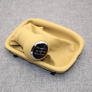 Yellow 1 шт. 5 скоростей Ручка переключения передач Gaitor Boot OEM. No 4B0863279A для AUDI A6 C5 A4 B5 A8 D2 1997 1998 1999 2000 2001 черный желтый синий - Название цвета: Yellow