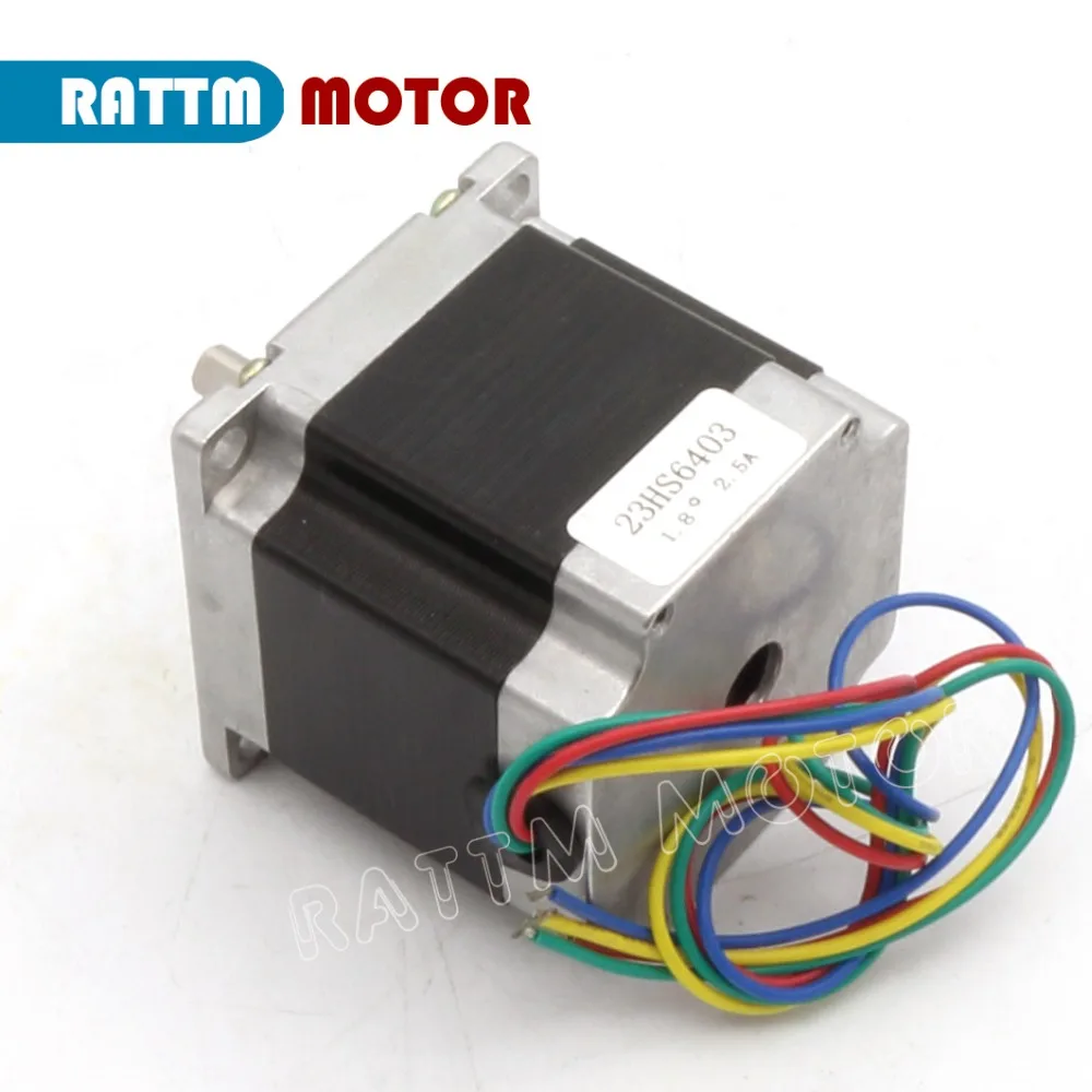 Nema 23 шаговый двигатель 56 мм 165 Oz in 2.5A 4 провода 23HS6403|nema23 stepper motor|cnc motorstep motor |