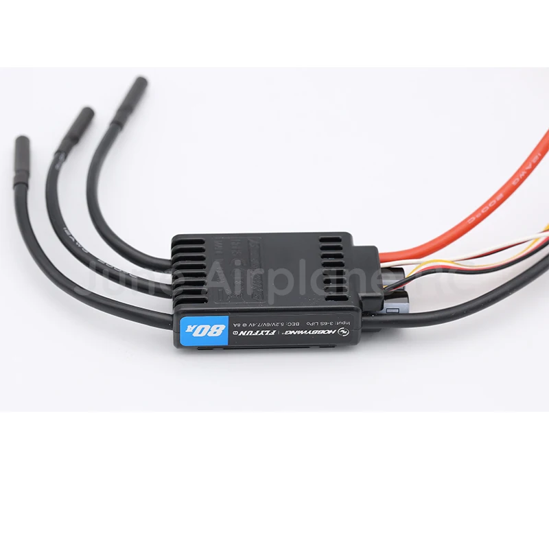 Hobbywing FlyFun V5 80A бесщеточный ESC 3 6S Lipo для радиоуправляемого самолета|Детали и