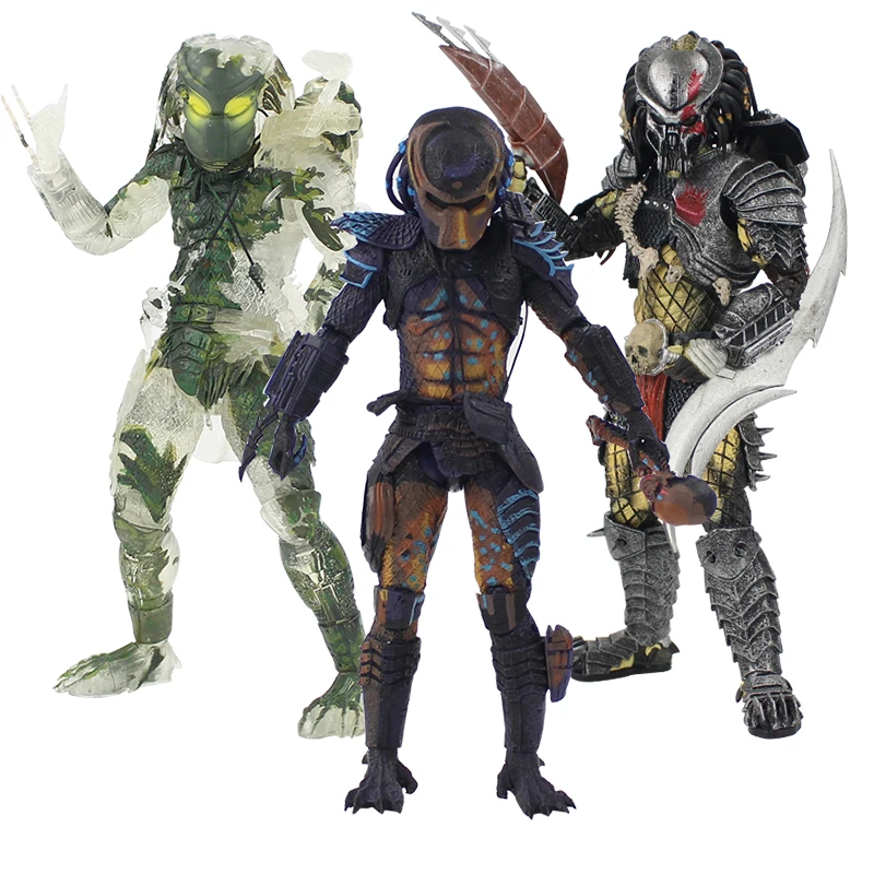 Фигура хищника NECA 20 22 см игрушки пришельцы против бетонный Охотник джунглей