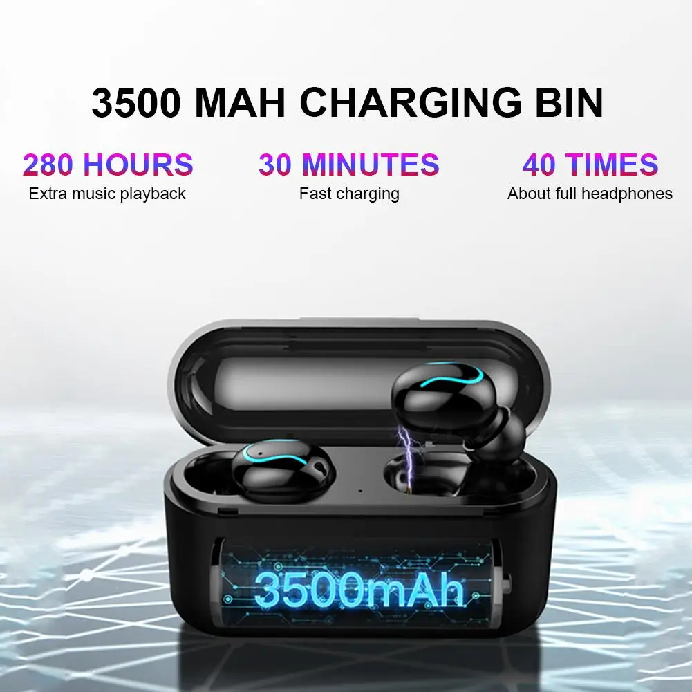Высокое качество Q32S Min Bluetooth 5 0 Беспроводная гарнитура бинауральные ультра