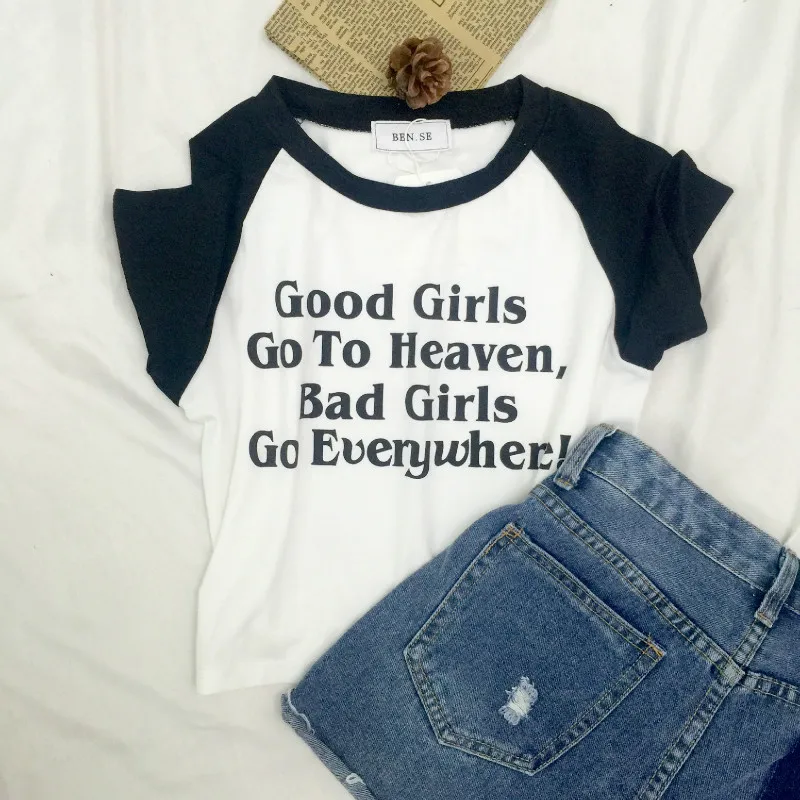 Женская футболка с коротким рукавом круглым вырезом и принтом букв | одежда