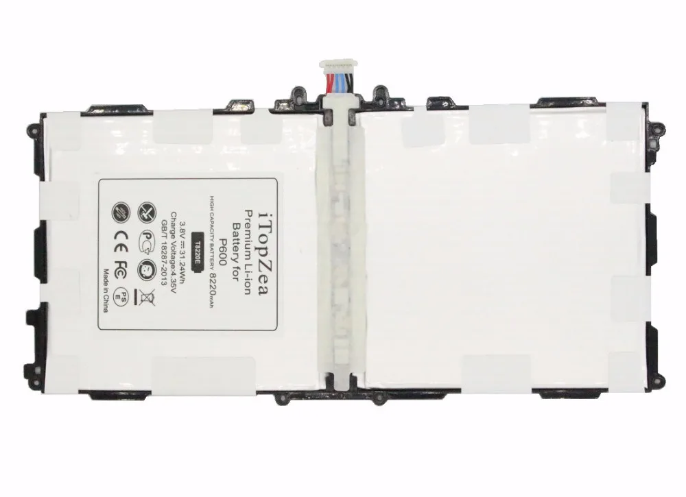 ITopZea 2 шт. 8220 мА/ч T8220E T8220C запасная батарея для Samsung Galaxy Note 10 1 P600 T520 SM P601 P605 P607 +