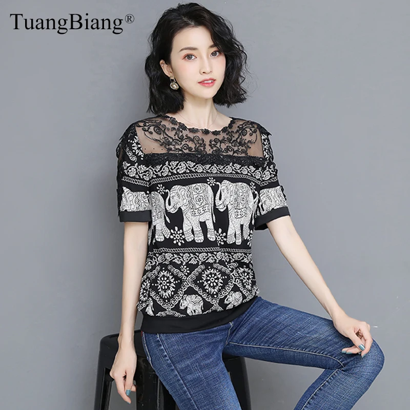 Lace striped Print Backless T Shirts 2021 Sexy O-Neck tee shirt femme Hollow out Short sleeve TShirts Women Diamonds Black Tops | Женская