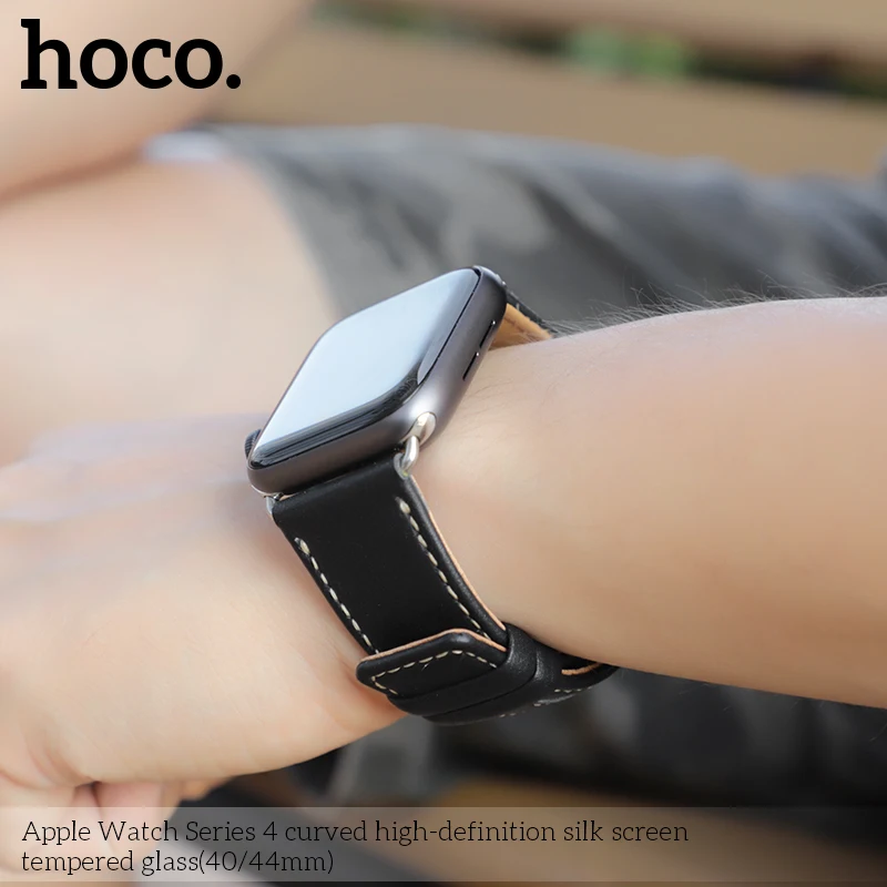 HOCO 3D изогнутое Закаленное стекло протектор экрана для Apple Watch серии 4 iWatch 40 мм 44