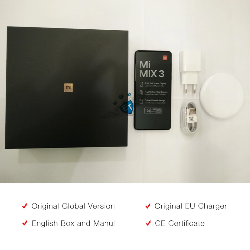 Глобальная версия Xiaomi mi x 3 6 GB 128 39 'ɺMOLED Snapdragon 845 мобильный телефон 2