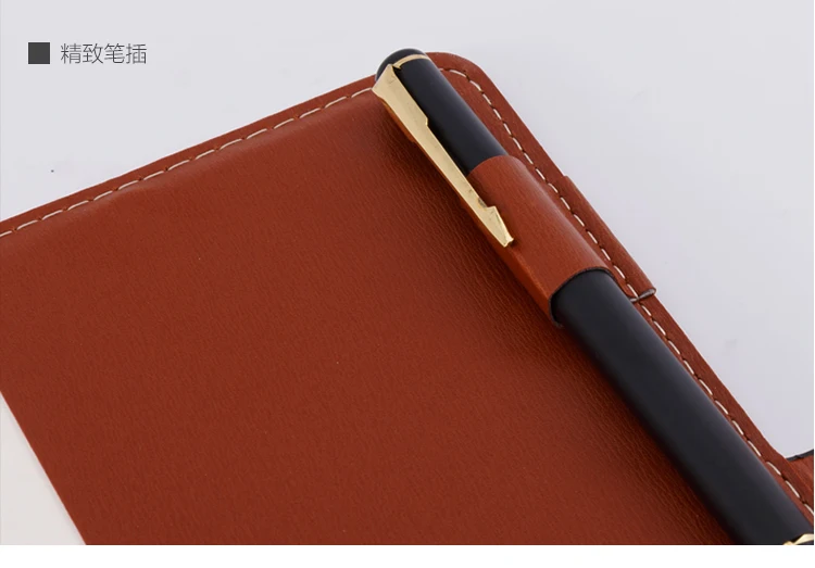 Классический деловой блокнот из искусственной кожи A5 Folios Padfolio, офисный бизнес-блокнот для путешествий