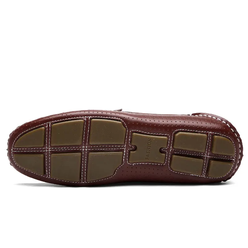 Пояса из натуральной кожи мужские лоферы Лето 2017 г. дышащие кожаные туфли Для