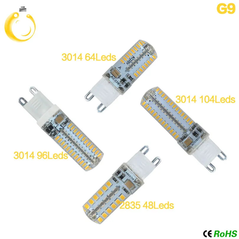 1 шт./лот высокое качество 6 Вт 9 COB LED G4 G9 E14 светодиодные лампы угол 360 лучей Bombillas