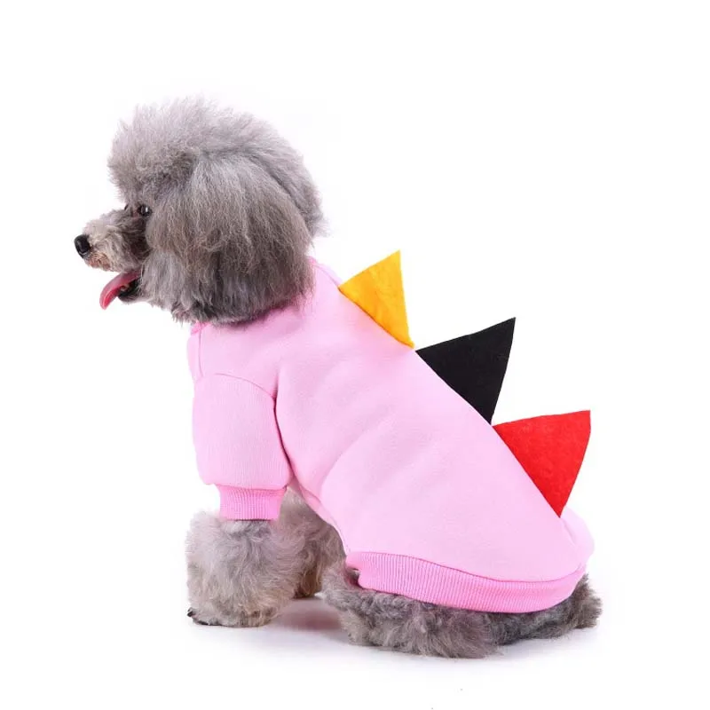 2018 New Hot Sale Dinosaur Shape Pet Coats Autumn Winter Lovely Skin-Friendly Well-Designed Jacket for Small Medium Dogs 20E | Дом и сад