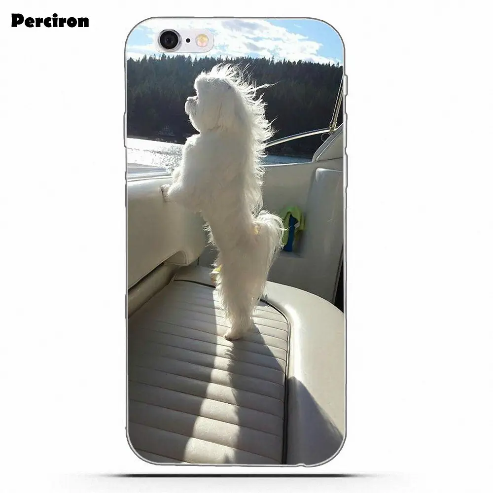 Perciron мягкий чехол для Huawei P7 P8 P9 P10 P20 P30 Lite Mini Plus Pro Мальтийская болонка