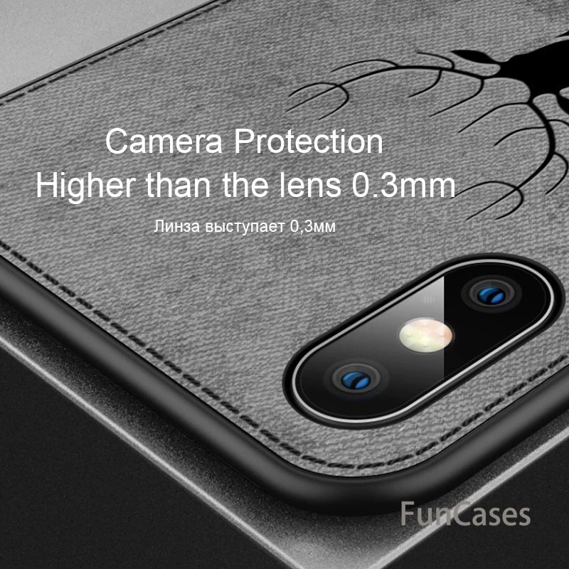Роскошный мягкий силиконовый тканевый чехол для IPhone X XR XS MAX телефона накладка