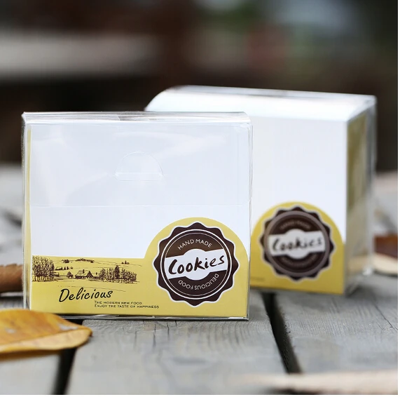 Упаковка для хлебобулочных изделий упаковка печенья прозрачная 3 цвета 25 шт|packaging