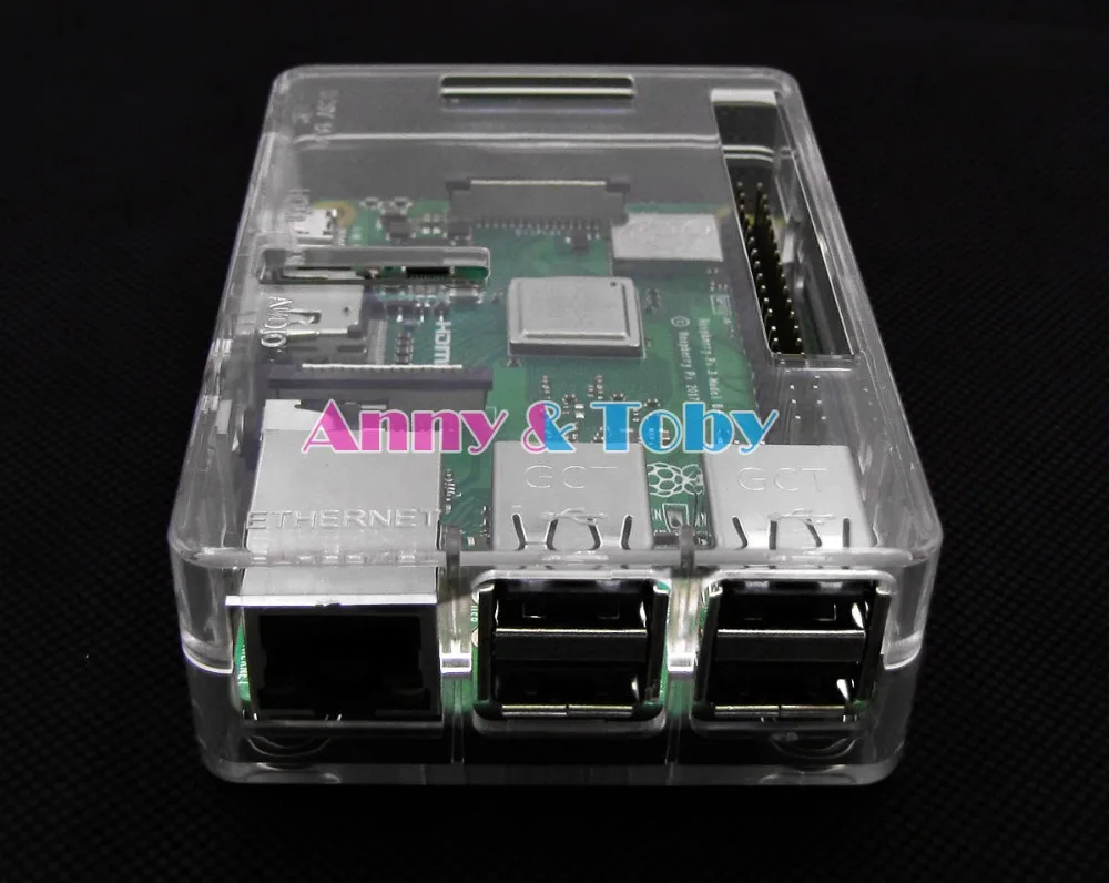 Модель B28: Raspberry PI 3B+ plus Модель B прозрачный чехол корпус ABS пластиковая коробка для Ras pi 2 и Raspberry PI