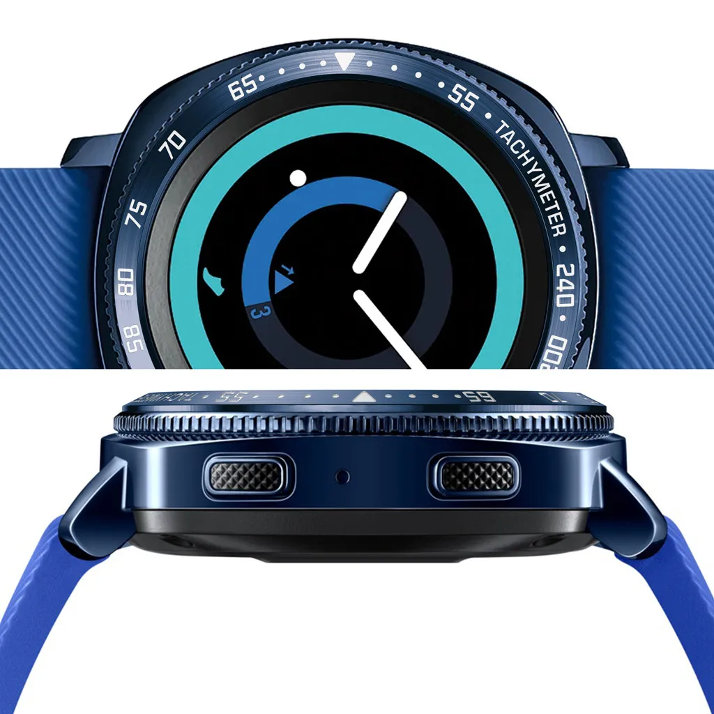 Модные украшения часов Аксессуары для samsung Galaxy Watch 42 мм, драгоценный камень кольцо клеющаяся крышка против царапин металл прочный роскошный