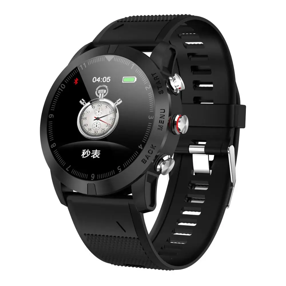 S10 Смарт-часы IP68 водонепроницаемые спортивные часы Bluetooth 4,2 мониторинг сердечного ритма Смарт-часы фитнес-трекер Браслет для телефона - Цвет: With Silicone Strap