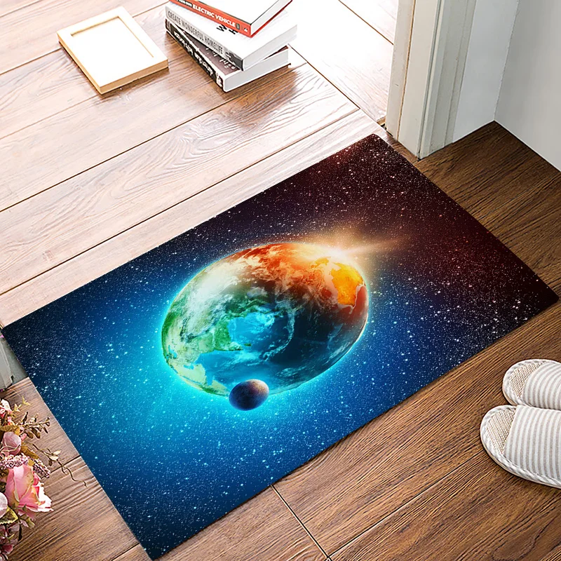 Earth Universe Space and Stars набор аксессуаров для ванной комнаты скребок обуви напольные