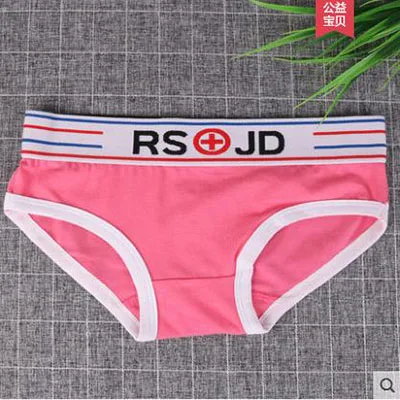 pink Женские трусы для девочек с Бэтменом, Суперменом, капитаном, сексуальные трусики из чесаного хлопка с мультяшным принтом, женские трусы с треугольными чашечками - Цвет: pink
