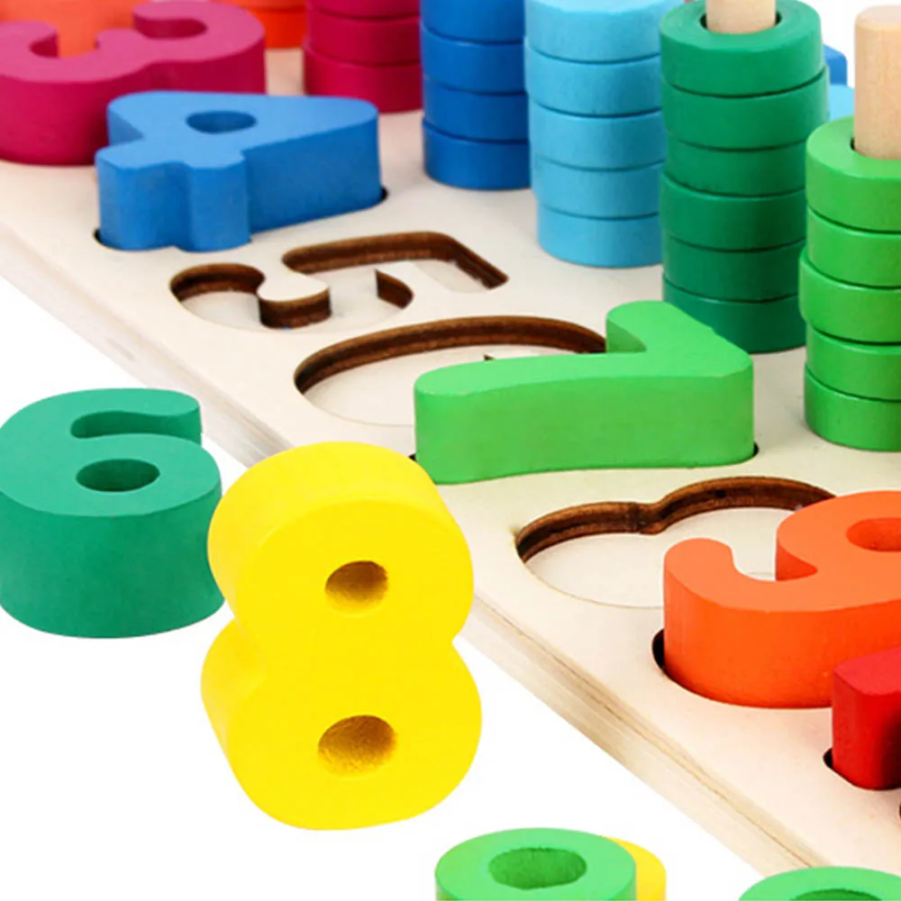 Количество цифр соответствующие цифровой форме MatchEducational Toys/Монтессори идеи