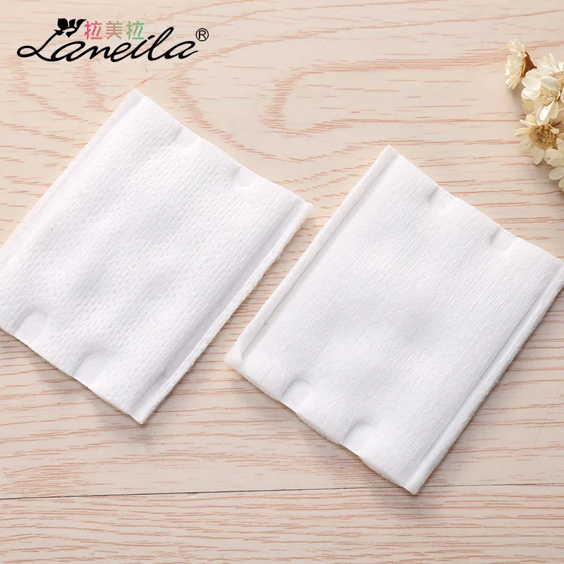 200pcs/pack cotton pad 100% pure Double-sided sandwich thick skin care makeup remover face cleansing wipes LM041 | Красота и здоровье