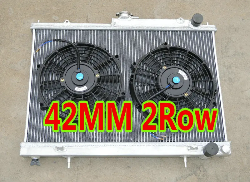 Алюминиевый радиатор для Nissan Skyline R33 R34 GTST GTR RB25DE I6 GT R GTS T 2.5L 1993 1998 MT & Shroud Fan