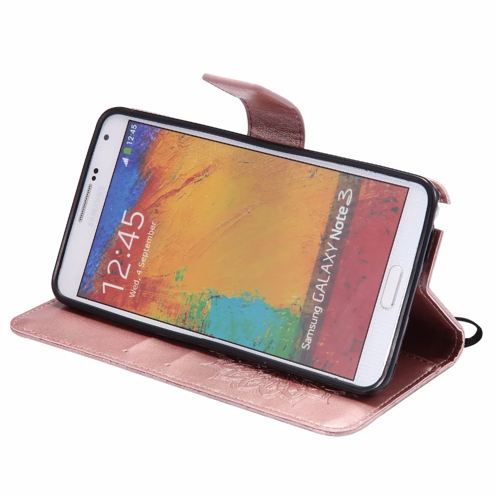 For coque Samsung Note 3 Case Fundas Galaxy Note3 N900 N9000 N9005 3D Wallet Magnet Flip Cover Leather |