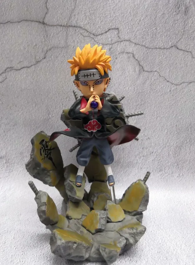 Экшн-фигурка Наруто Шипуден обезболивающая Akatsuki Rinnegan Pein GK фигурки Коллекционная