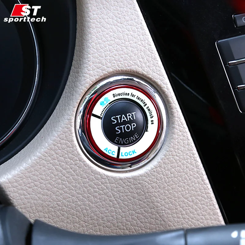 Автомобильный Стайлинг переключатель зажигания Декоративные наклейки для Nissan