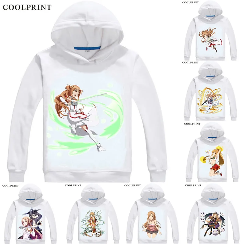 Толстовка с капюшоном Sword Art Online SAO толстовка Аниме Манга Юки Асуна Титания Эрика