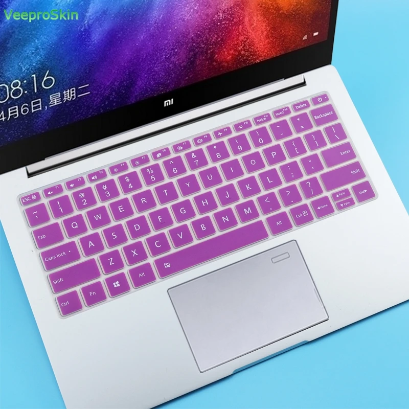 Силиконовый чехол для клавиатуры Xiaomi Mi Air 13 3 дюйма Mibook ноутбук дюймовый защитный