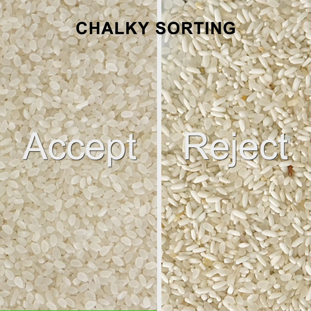 Colour Sorter Broken Rice Paddy Separator Electric Stone Removing Machinery To Process Seeds |