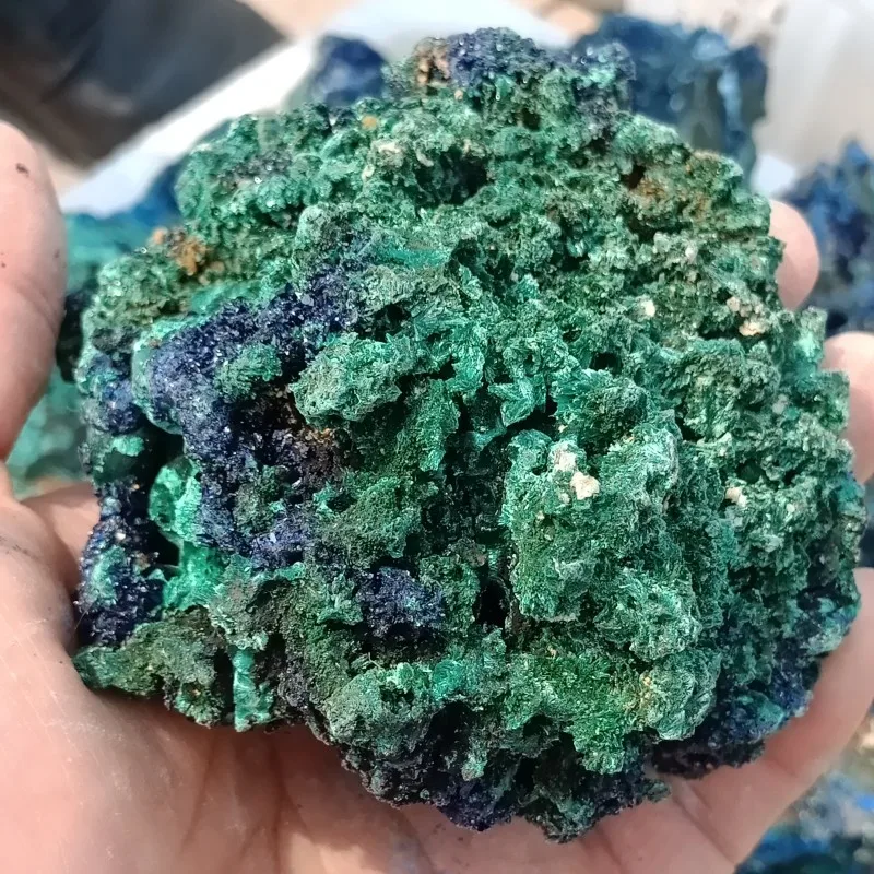 DHXYZB 100 500 г натуральный azurite сырой камень синий Малахитовый исцеляющий рейки