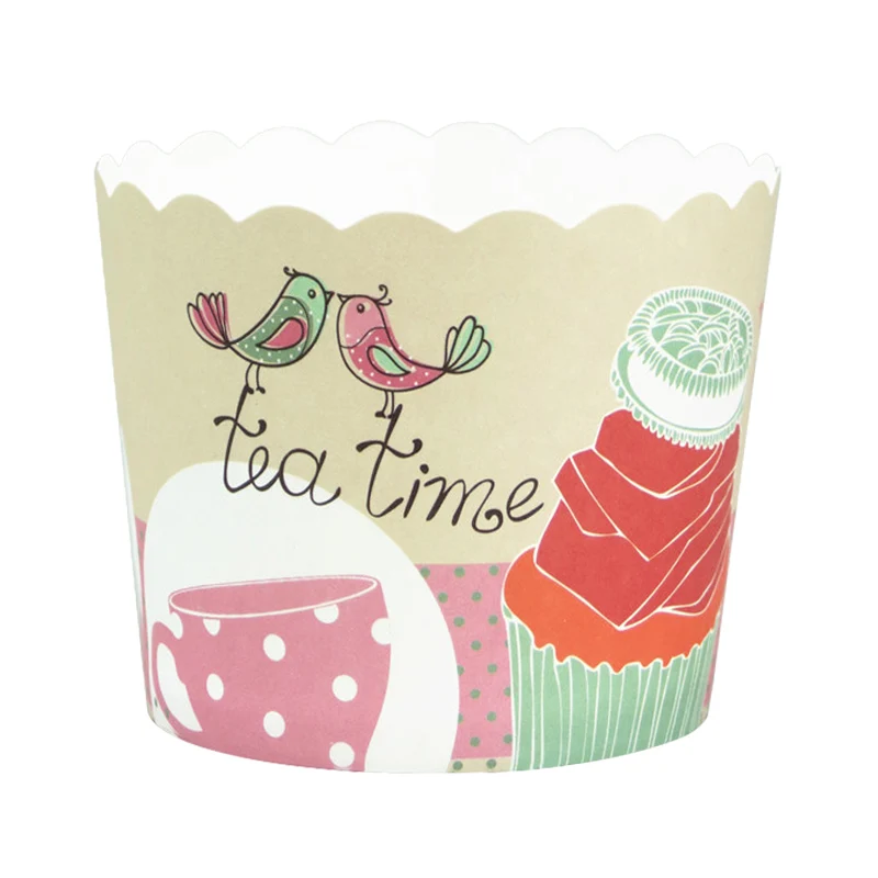 50pcs Big Size Red Love Heart Black butterfly Muffin Paper Cupcake Cups Wrappers Liners for Wedding Birthday Party DIY Baking | Дом и сад