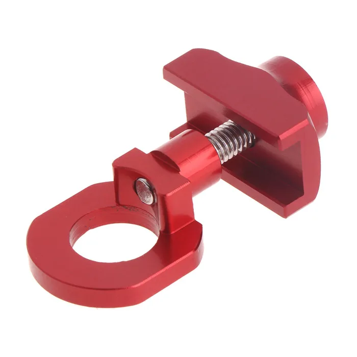 Красный Велосипедная цепь регулятор алюминиевый сплав тензор велосипеды Upkeep складной MTB застежка - Цвет: Красный