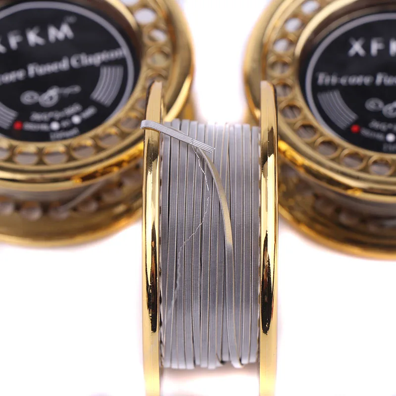 XFKM 5 м/рулон SS316L Clapton Alien Wire Высококачественный нагревательный элемент для