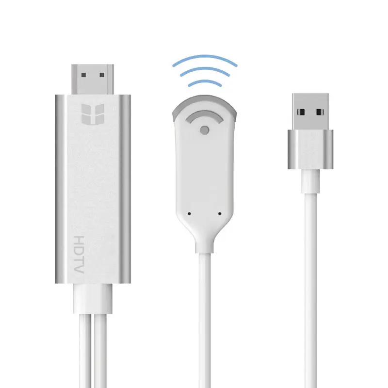 Беспроводной WIFI дисплей ключ HDTV приемник Airplay экран телефона к ТВ AV HDMI кабель для