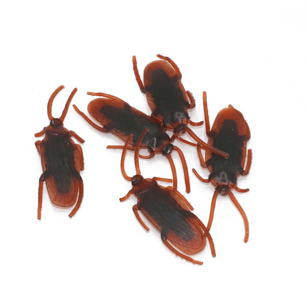 Приколы 10 шт. забавные игрушки муха для дома/тараканов пластиковые жуки реквизит