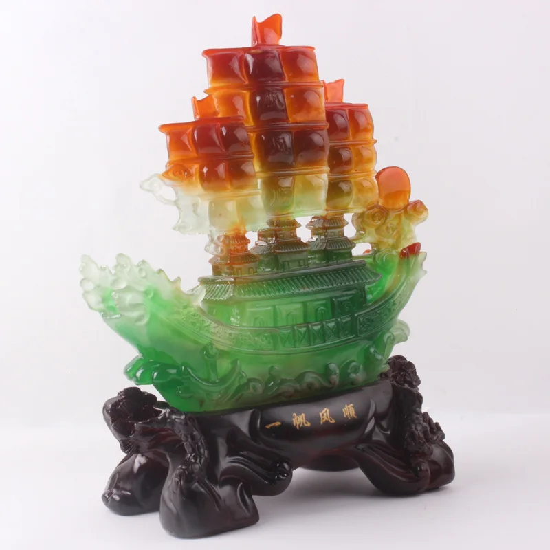 

2015 new Resin crafts imitation jade processing Yiwu smooth ornaments creative gifts manufacturers wholesale N90