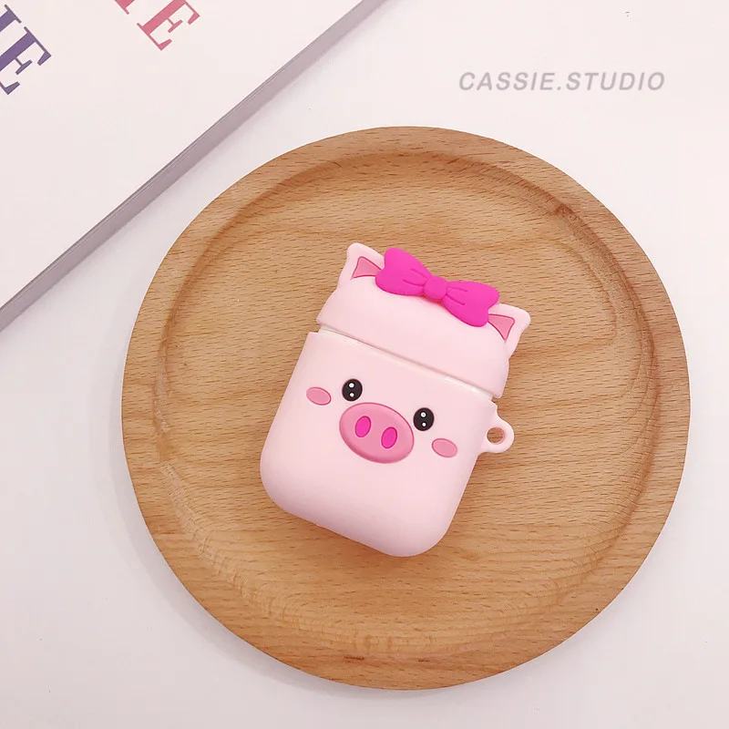 Мягкий силиконовый чехол с милым рисунком Микки и Минни для Apple Airpods, чехол, беспроводные Bluetooth игрушечные наушники, чехол