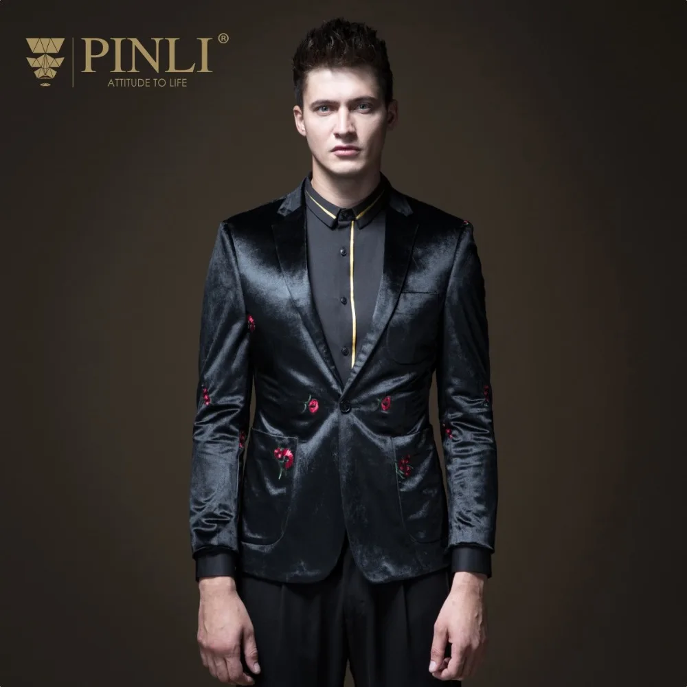 Блейзер Masculino Мужские Сценические костюмы для певцов Pinli Pin Li новый осенний