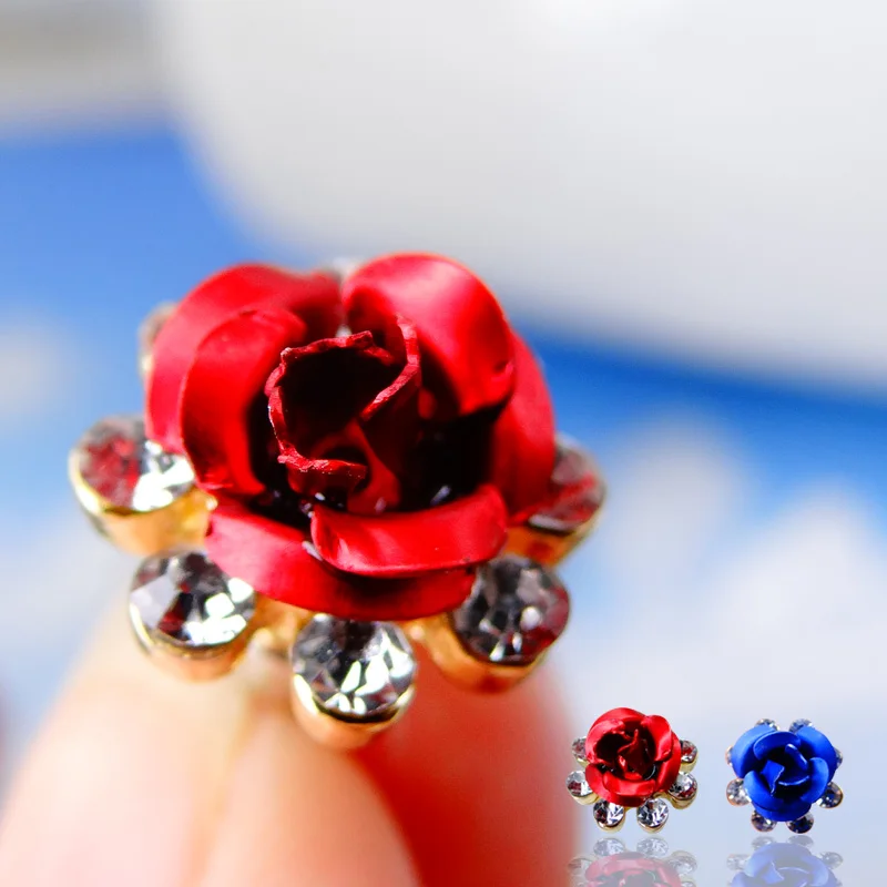 Серьги MOONROCY из циркония бесплатная доставка красивые серьги в виде цветка розы