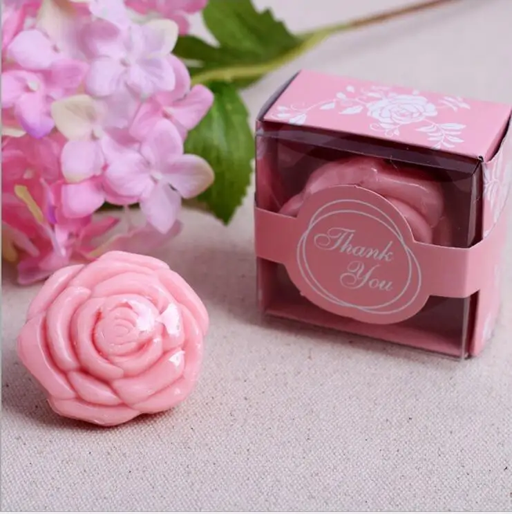 Мыло в виде Розы сувениры для девочек крещения праздников и вечеринок свадебные