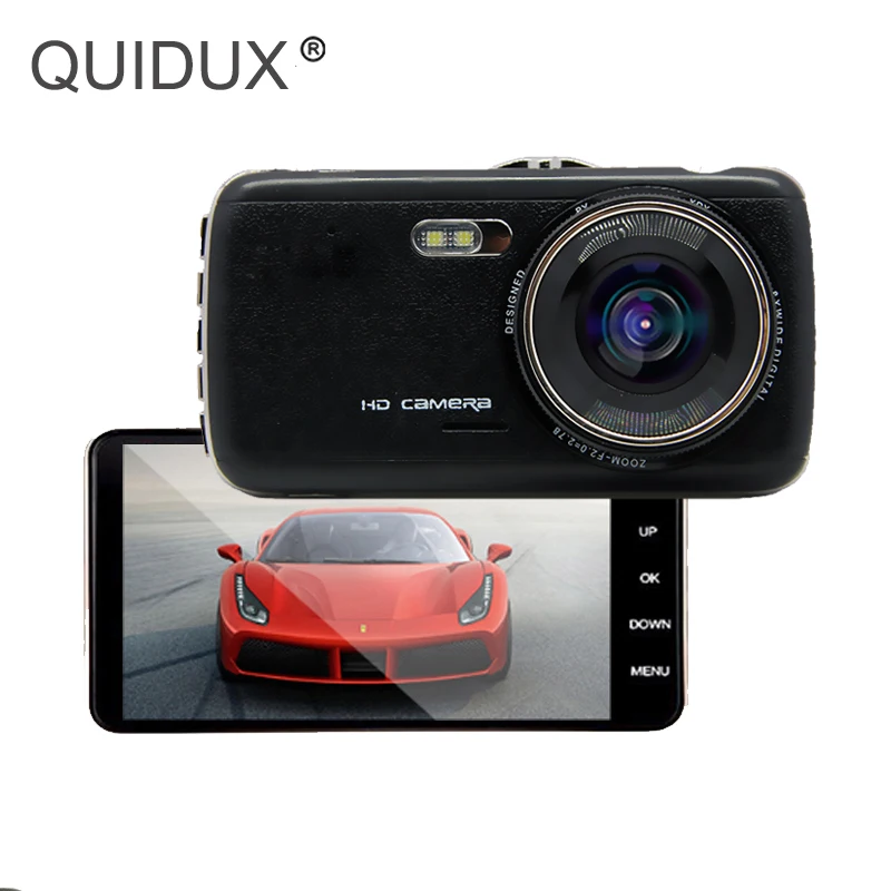 QUIDUX 4 0 &quotips Автомобильный видеорегистратор Камера ADAS Full HD 1080 P ночного видения
