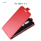 HUDOSSEN для Nokia 4,2, роскошный кожаный чехол с откидной крышкой, аксессуары для телефона, сумки, чехол для Nokia 4,2 TA-1157 TA-1150, чехол