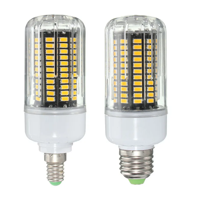 E27 E14 ампулы светодиодный потолочный светильник 15 Вт 130 SMD 5736 лампочки светильники