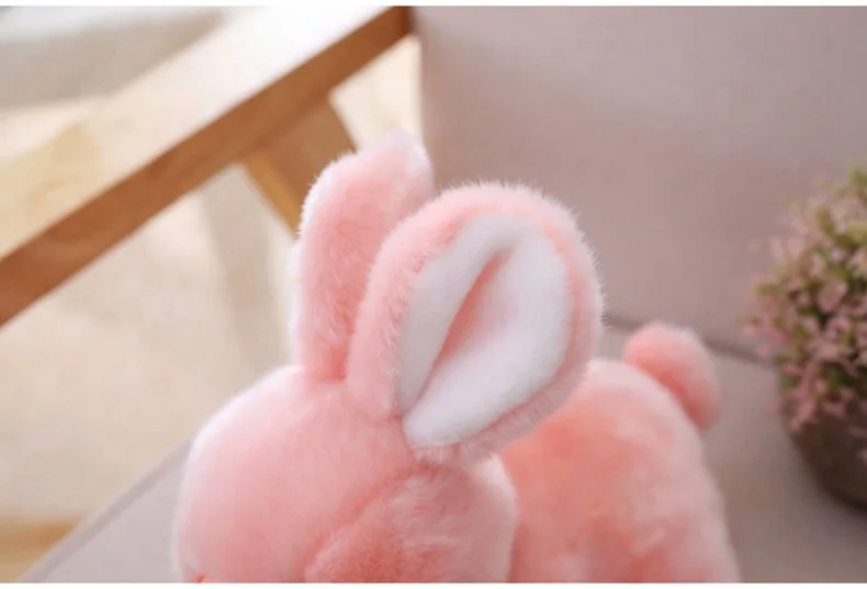 15 см/20 см Kawaii милый розовый кролик животные кролики Мягкие Плюшевые Игрушки для маленьких девочек Подарки на день рождения