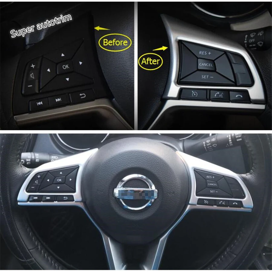 Аксессуары Lapetus накладка на руль подходит для Nissan Teana Altima 2019 2020/углеродное волокно